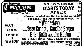 1982 ad West Side Drive-In Theatre, Flint